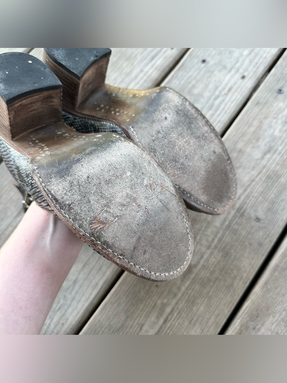 Freebird by Steven Randi Blue Multi Snake Python Heel 9 - Picture 8 of 14